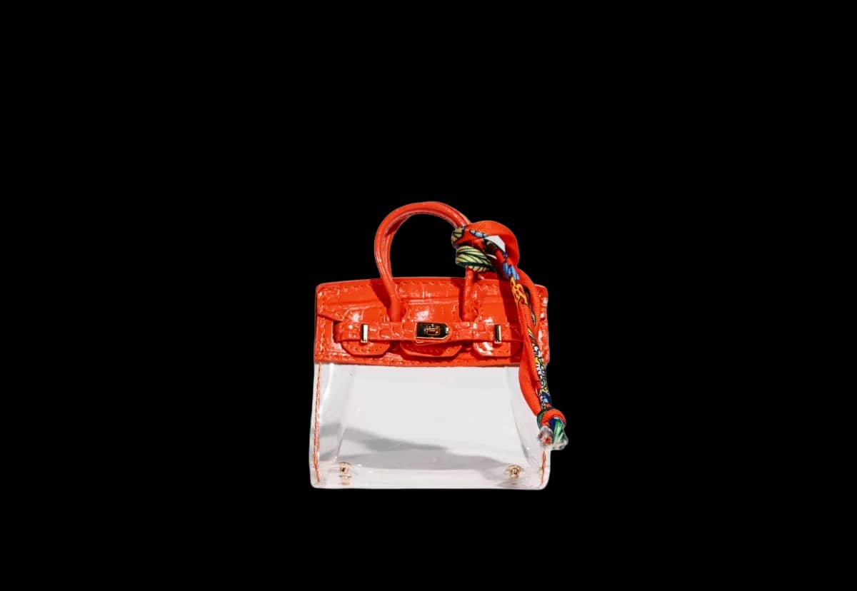 Stilvolle Mini-Handtasche ORANŽOVÁ 1
