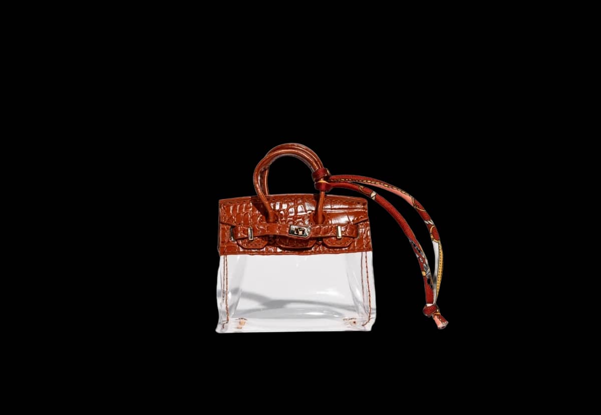 Stylische Mini-Handtasche BRAUN