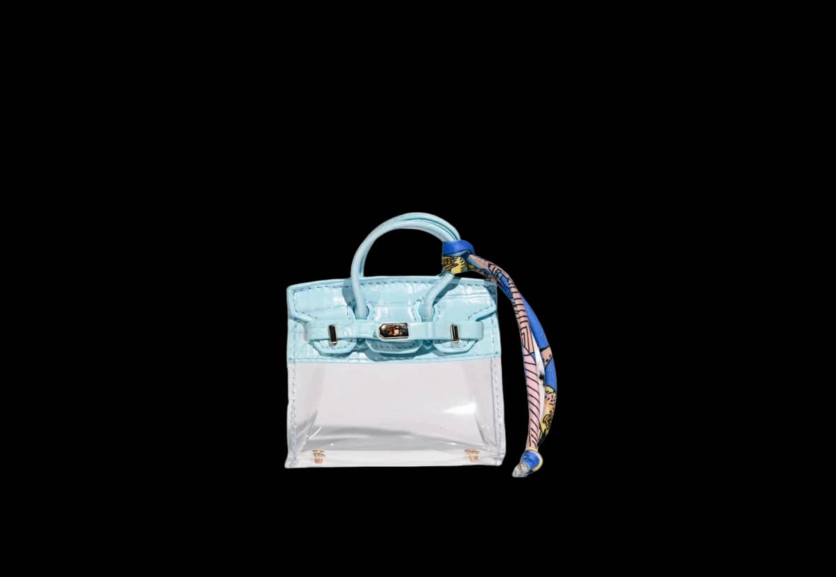Stylische Mini-Handtasche BLAU