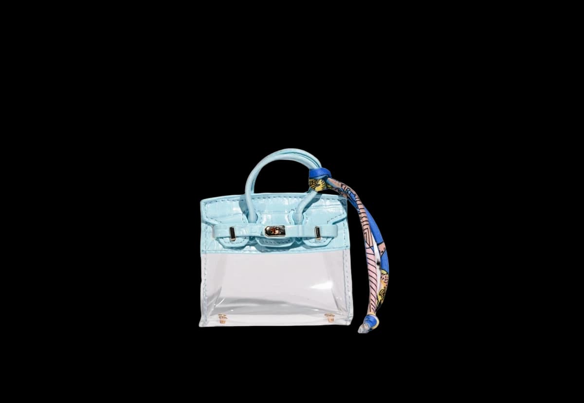 Stylische Mini-Handtasche BLAU